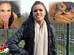 Deutsche Fotze lässt sich von einem Fremden knallen